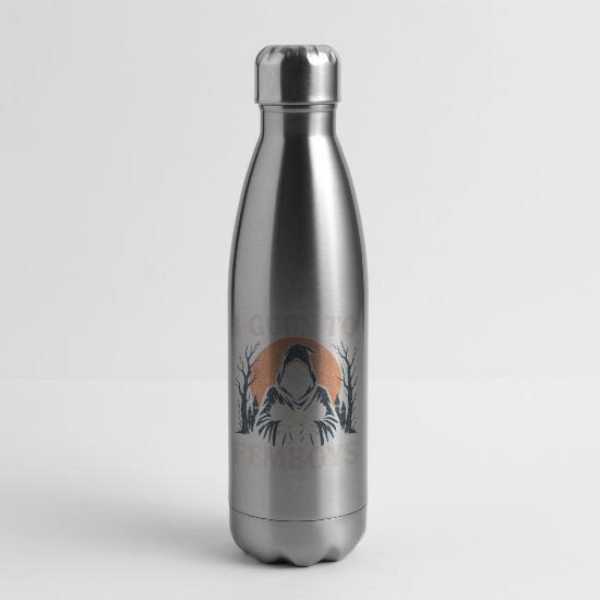 I Goon FEMBOYS Meme Skeleton Edging Gooning  17 oz Insulated Stainless Steel Water Bottle