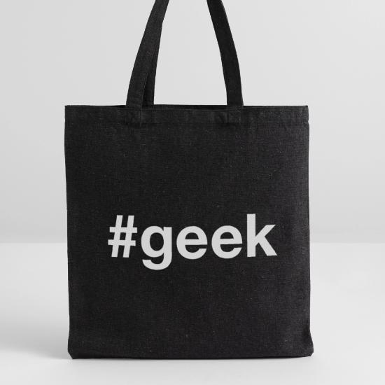 GEEK Hashtag Recycled Tote Bag