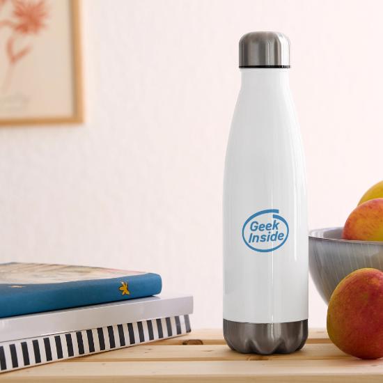 Geek Inside 17 oz Insulated Stainless Steel Water Bottle