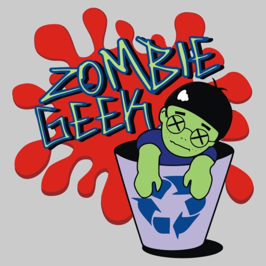 Zombie geek Men's Hoodie
