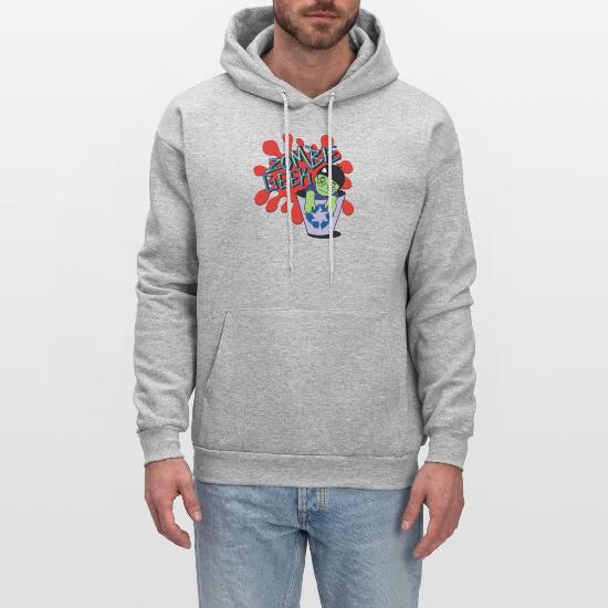 Zombie geek Men's Hoodie
