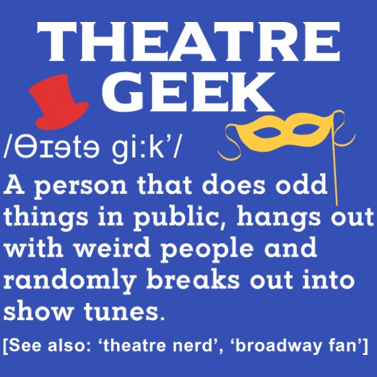 Theatre Geek Men's Hoodie