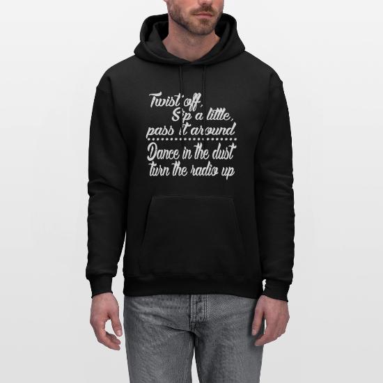 Twist Off Sip Little Dance In Dust Radio Up Men's Hoodie