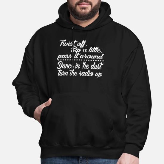 Twist Off Sip Little Dance In Dust Radio Up Men's Hoodie