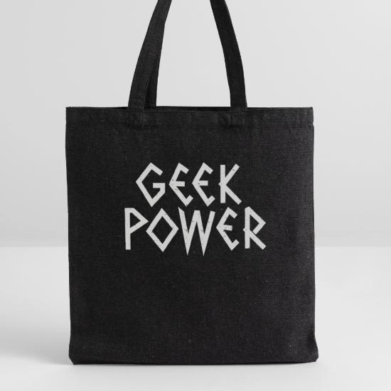 Geek Power Recycled Tote Bag