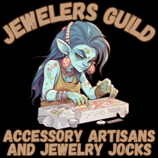 Jewelers Guild, Jewelry Jocks Men's 50/50 T-Shirt