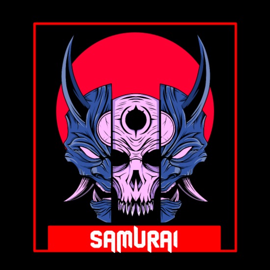 Samurai Recycled Tote Bag