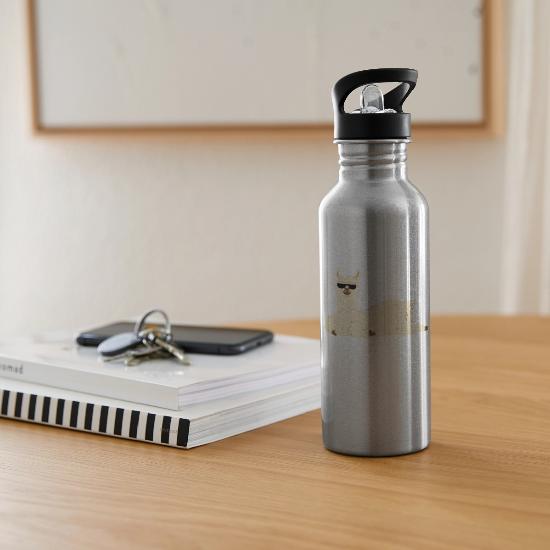 Llama geek 20 oz Water Bottle