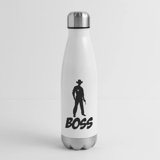 Sheriff Boss 17 oz Insulated Stainless Steel Water Bottle