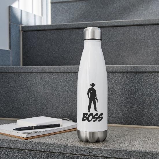 Sheriff Boss 17 oz Insulated Stainless Steel Water Bottle