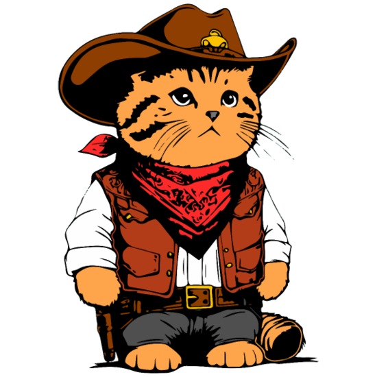 Meowtown sheriff 17 oz Insulated Stainless Steel Water Bottle
