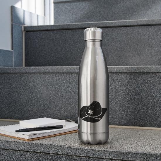 sheriff hat 17 oz Insulated Stainless Steel Water Bottle 5 sheriff hat 17 oz Insulated Stainless Steel Water Bottle