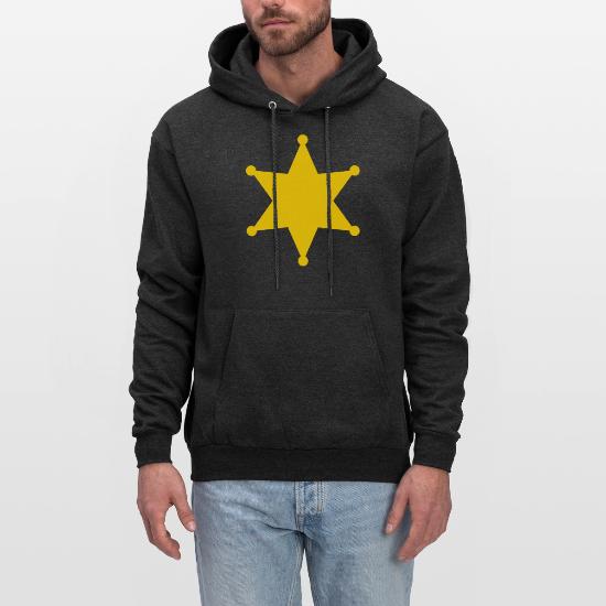 badge sheriff Men's Hoodie