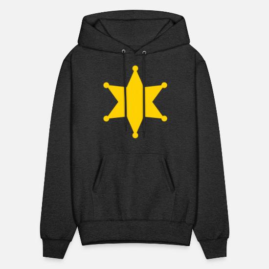 badge sheriff Men's Hoodie