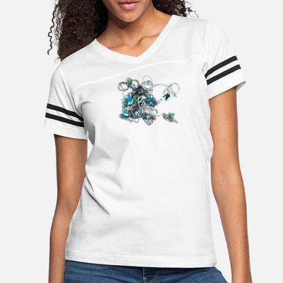 Abstract Jewelry Collage Design Women's Vintage Sport T-Shirt