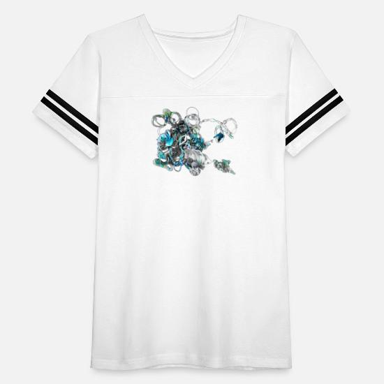 Abstract Jewelry Collage Design Women's Vintage Sport T-Shirt