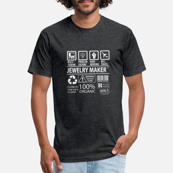 Jewelry Maker T Shirt - Multitasking Job Gift Item Unisex Poly Cotton T-Shirt