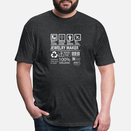 Jewelry Maker T Shirt - Multitasking Job Gift Item Unisex Poly Cotton T-Shirt