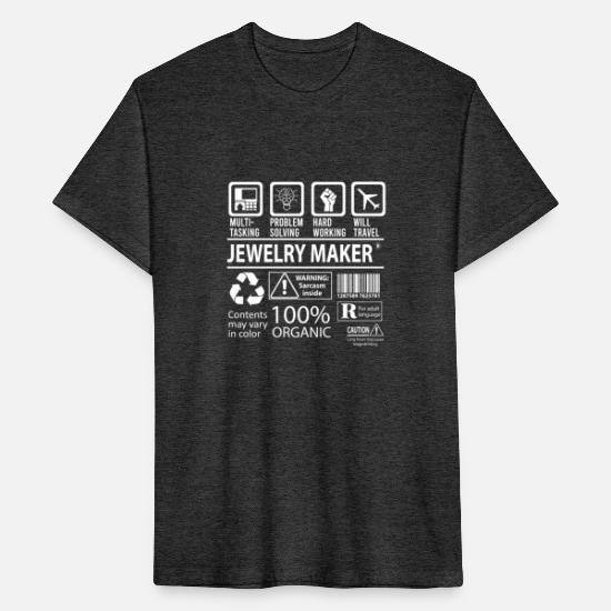 Jewelry Maker T Shirt - Multitasking Job Gift Item Unisex Poly Cotton T-Shirt