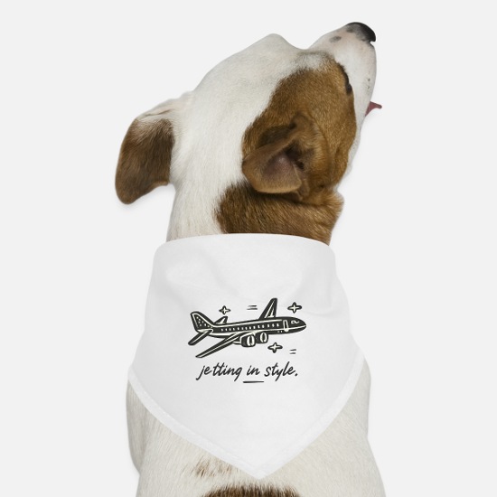 Jet Plane: Jetting in Style Dog Bandana