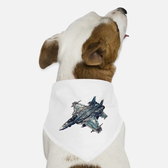 FIghter jet Dog Bandana 5 FIghter jet Dog Bandana