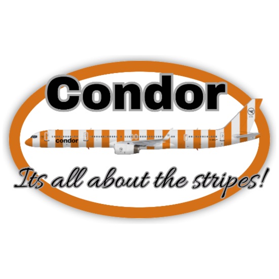 Condor Striped Airliner Bandana