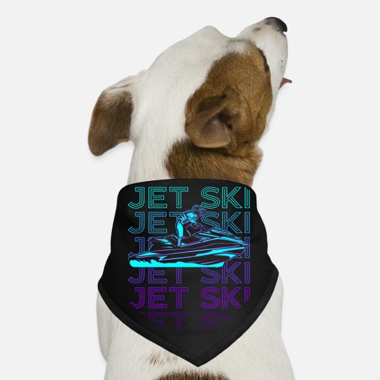 Jet Ski Jet Skiing Jetski Retro Dog Bandana