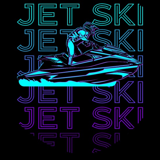 Jet Ski Jet Skiing Jetski Retro Dog Bandana