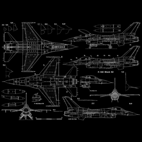 F16 Fighter Jet Blueprint Jet Aircraft Dog Bandana