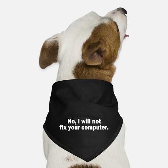 computer Dog Bandana