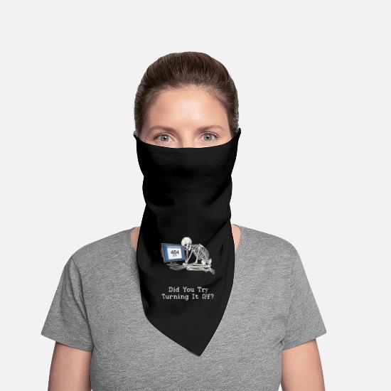 404 Error Skeleton Tech Support Illustration Art Bandana