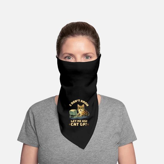 Cat GPT funny AI Bandana