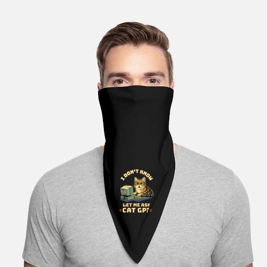 Cat GPT funny AI Bandana