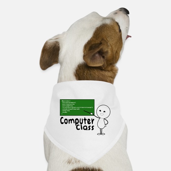 Computer class Dog Bandana 3 Computer class Dog Bandana