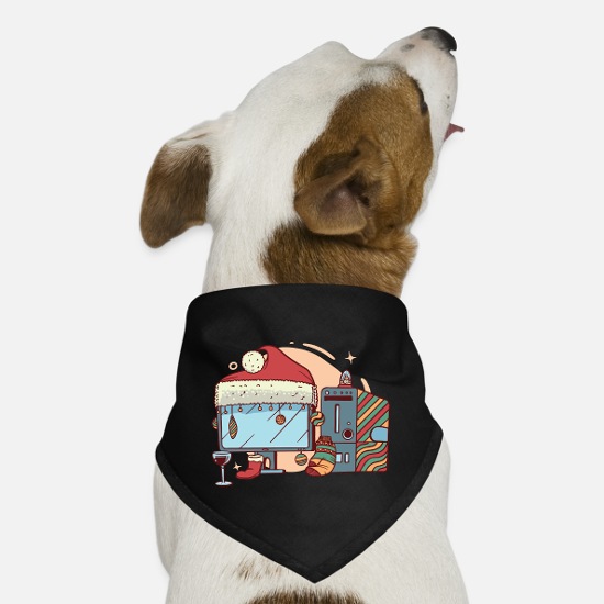 Christmas Computer Dog Bandana