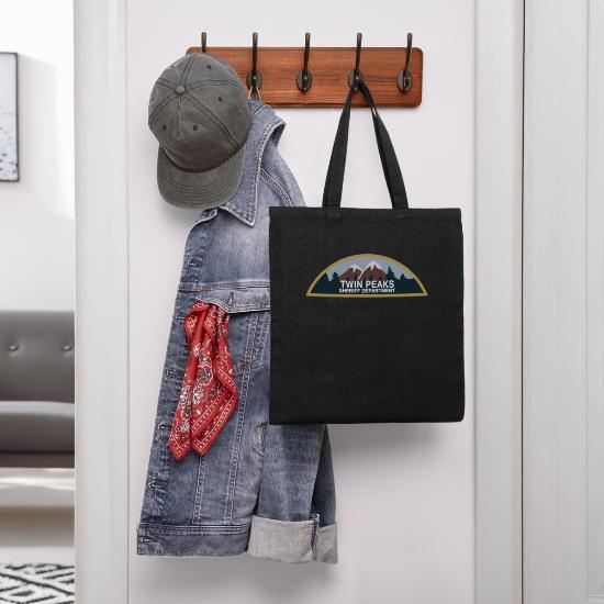 Twin peaks sheriff dep. Recycled Tote Bag