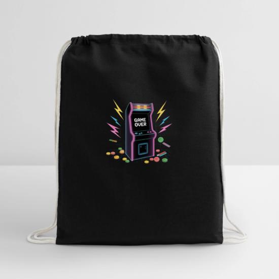 Arcade Culture Cotton Drawstring Bag