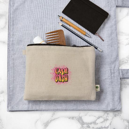 Cash Dash Hemp Carry All Pouch