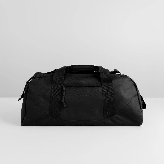 blue flowers dash flowers Duffle Bag
