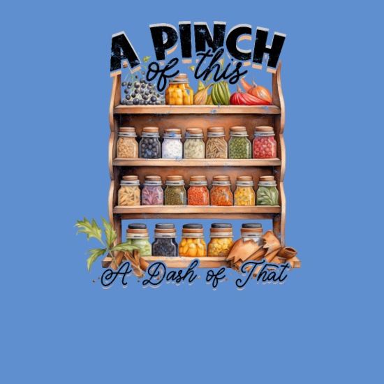 A Pinch of This, A Dash of That - Cooking Cotton Drawstring Bag