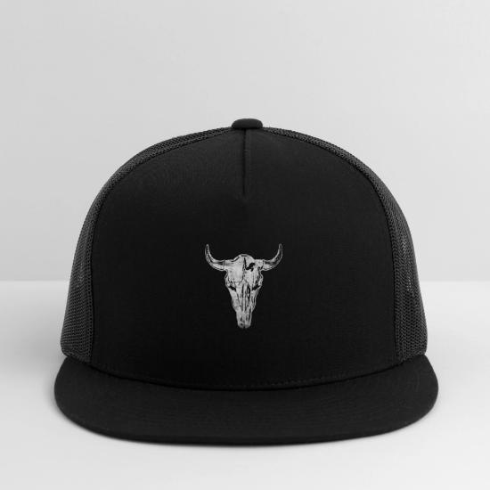 Cow Skull Trucker Hat