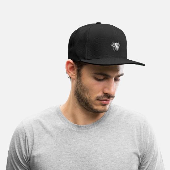 Cow Moo Cattle Farm Snapback Baseball Cap