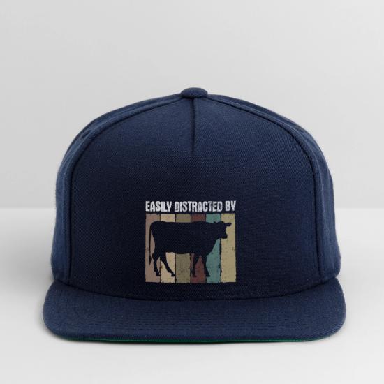 Cow Cows Snapback Baseball Cap 3 Cow Cows Snapback Baseball Cap