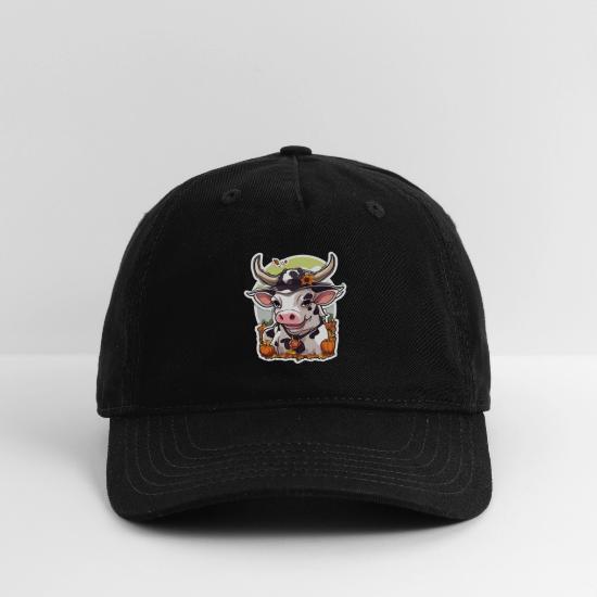 Cow Halloween Dairy Cow Cows Cow Skull Organic Baseball Cap