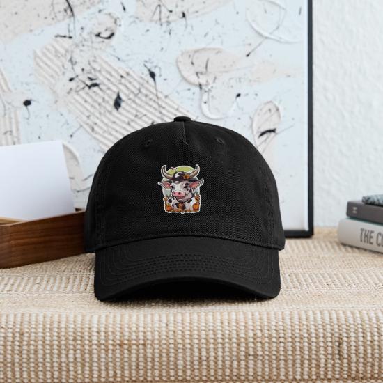 Cow Halloween Dairy Cow Cows Cow Skull Organic Baseball Cap