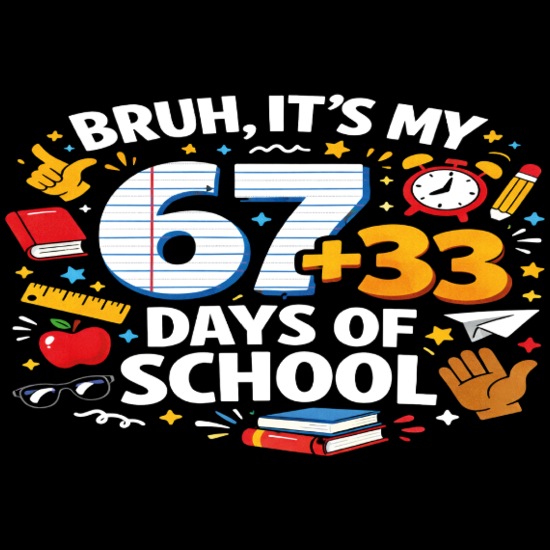 67+33 Days of School Milestone Bucket Hat