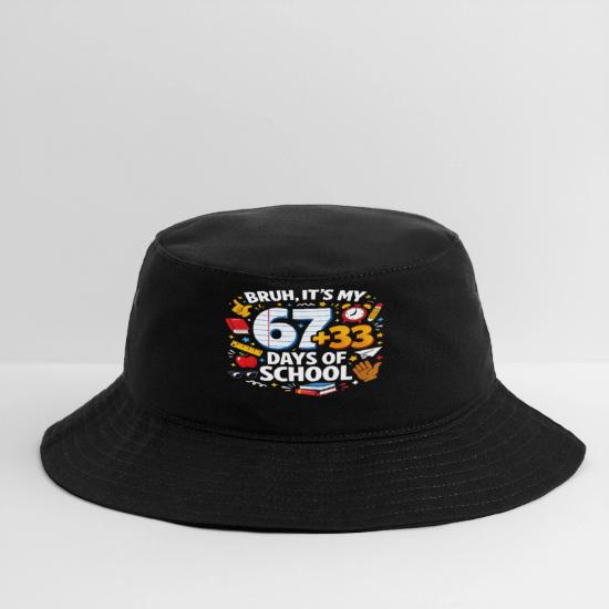 67+33 Days of School Milestone Bucket Hat