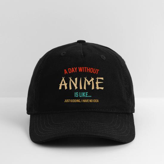 A Day Without Anime Gifts For Teen Girls And Boys Organic Baseball Cap