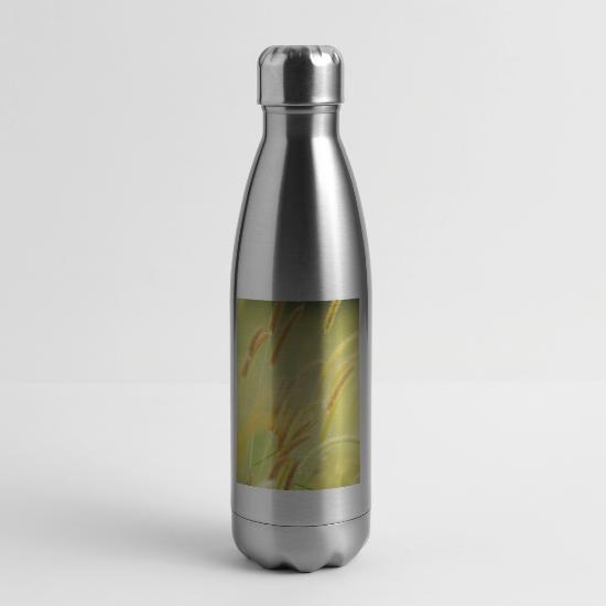 African Bristle Grass 17 oz Insulated Stainless Steel Water Bottle