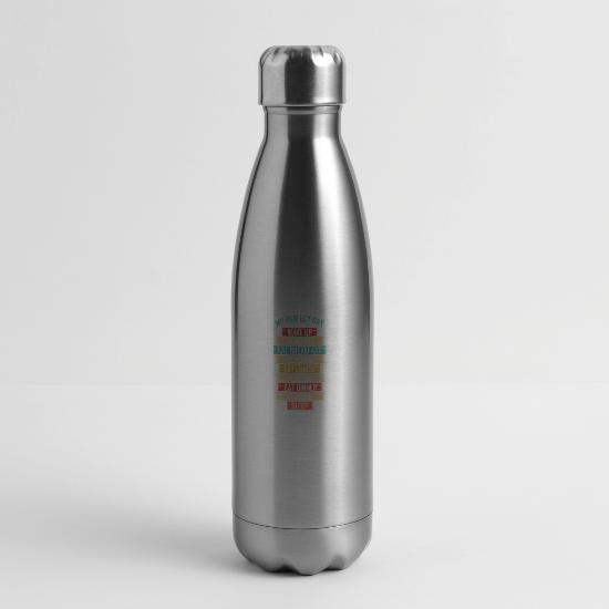 Addicted To Reading 17 oz Insulated Stainless Steel Water Bottle